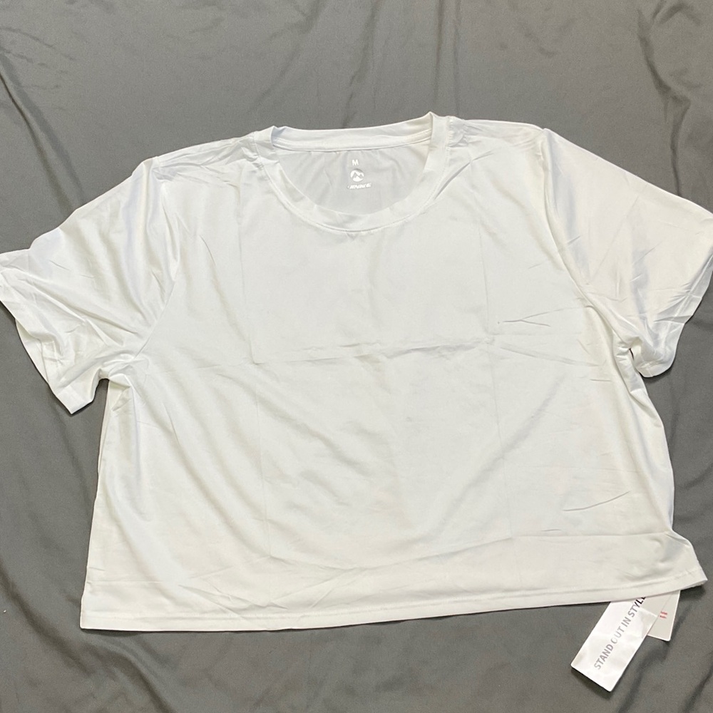 Uinke Crop Top Short Sleeve Tee with UPF50+